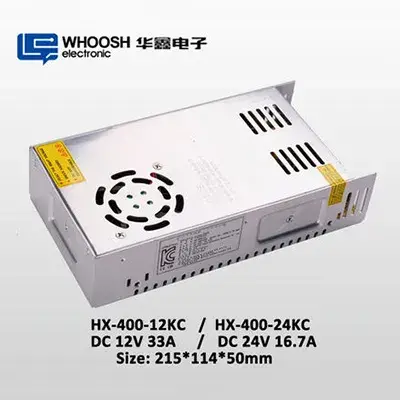 Ugavi wa Nguvu wa Moduli ya LED ya KC 12VDC 33A AC185-264V 400 Watt LED Driver