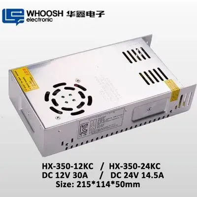 Ugavi wa Nguvu wa Moduli ya LED ya AC185-264 DC 350W yenye Uidhinishaji wa KC