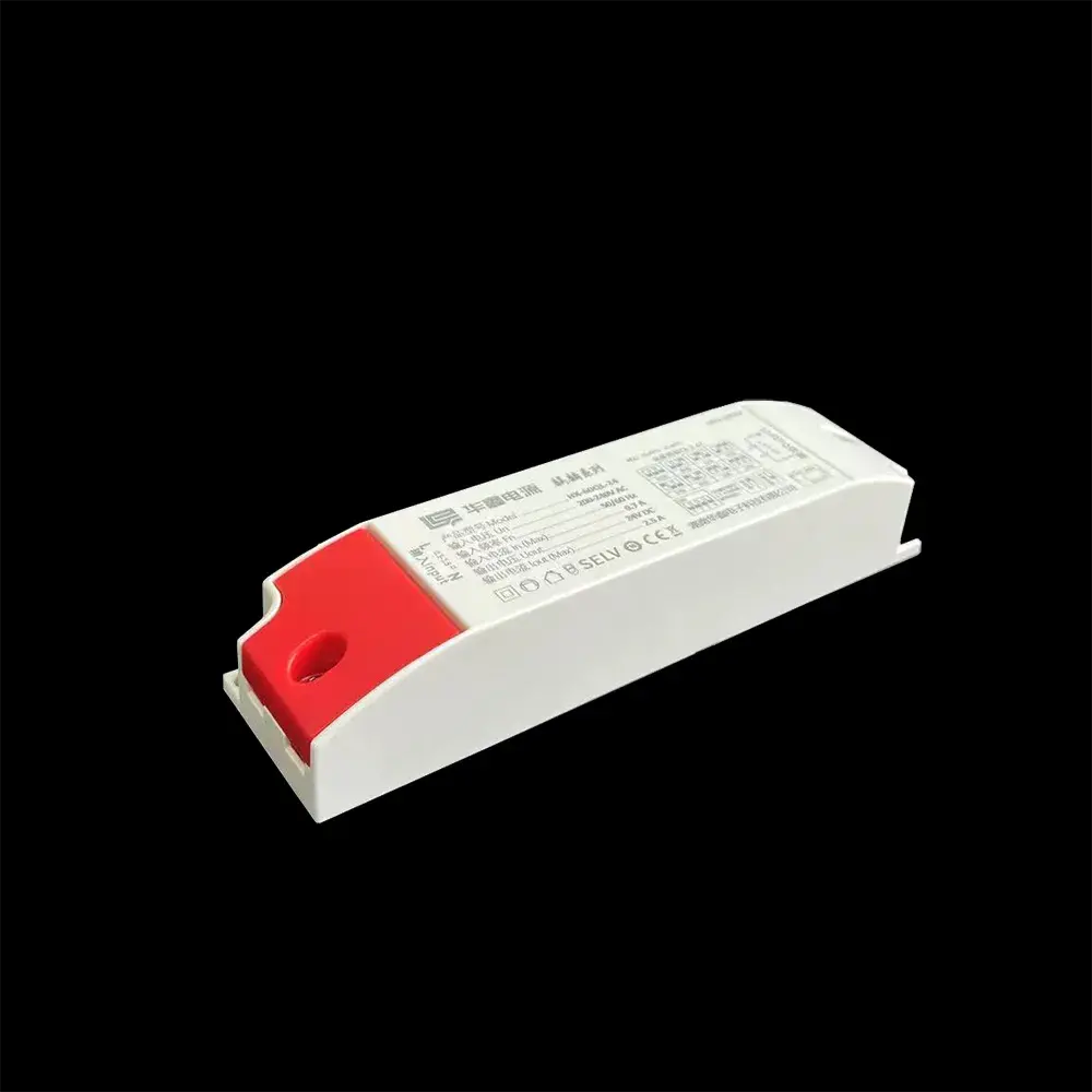 DC24V 60W Dimmable LED Driver Soft-on flicker gradually for eye protection flame retardant plastic shell