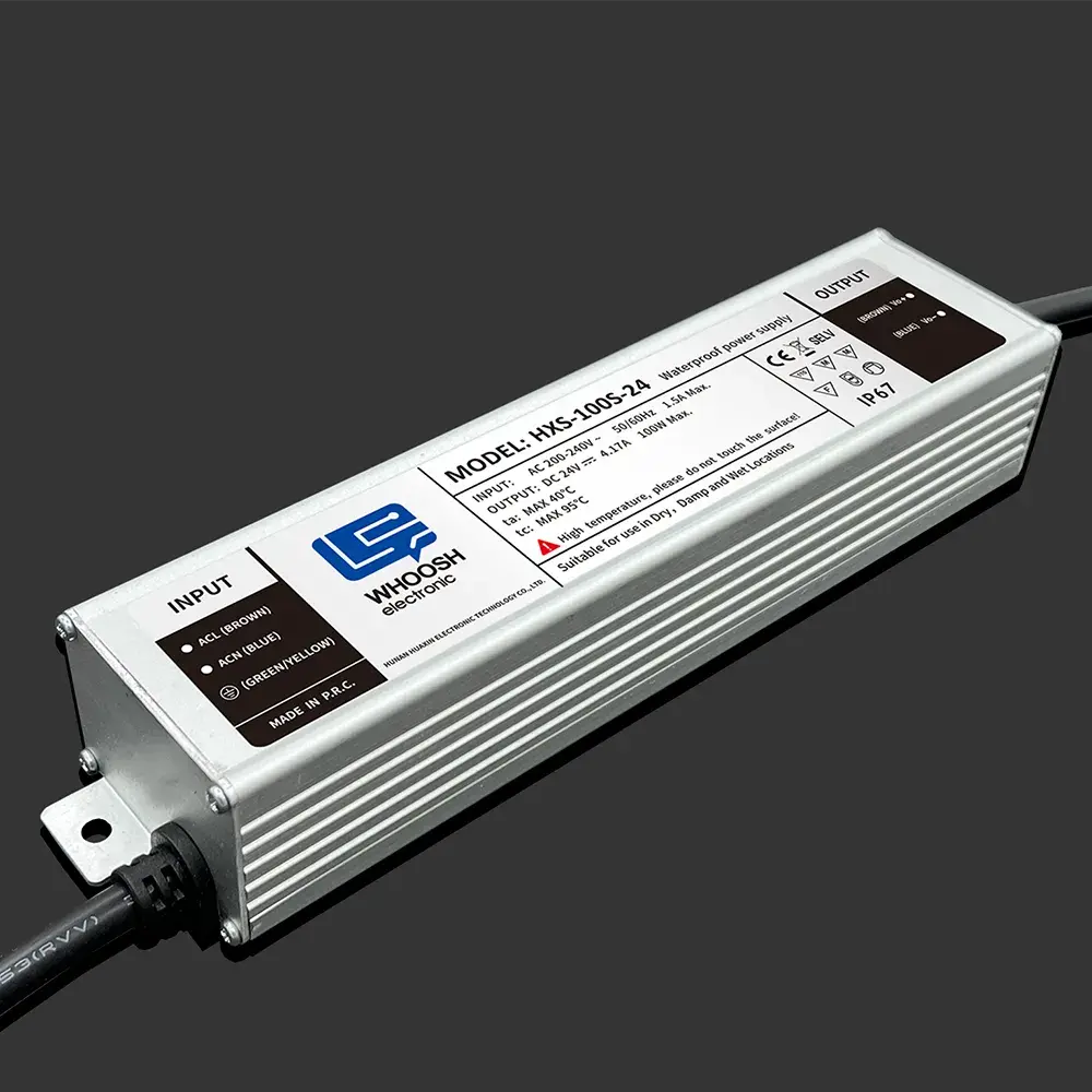 IP67 design 12V 24V 100W waterproof power supply Chinese factory price